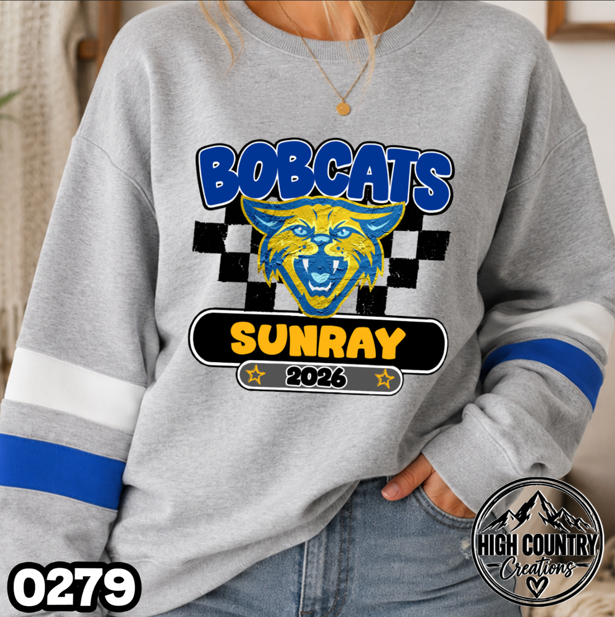 0279 SPECIALTY - Vintage Checkers Varsity Crew