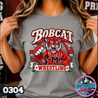 0304 WRESTLING MASCOT BANNER