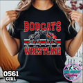 0561 Girls Wrestling School Spirit Tee