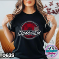 0635 HALF TONE WRESTLING MAT TEE