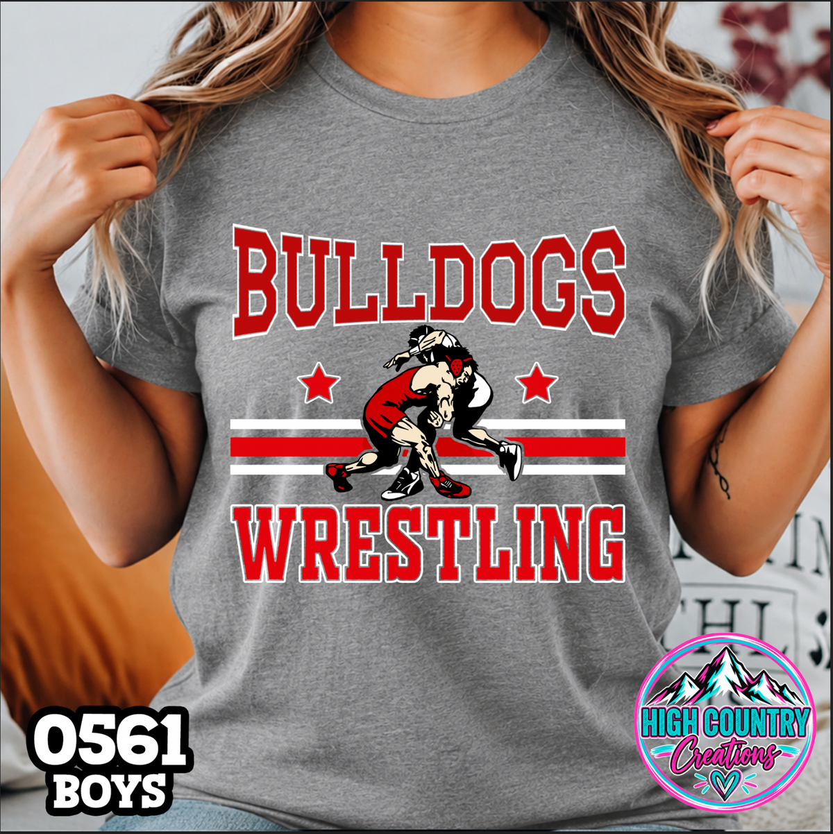 0561 BOYS Wrestling Spirit Tee