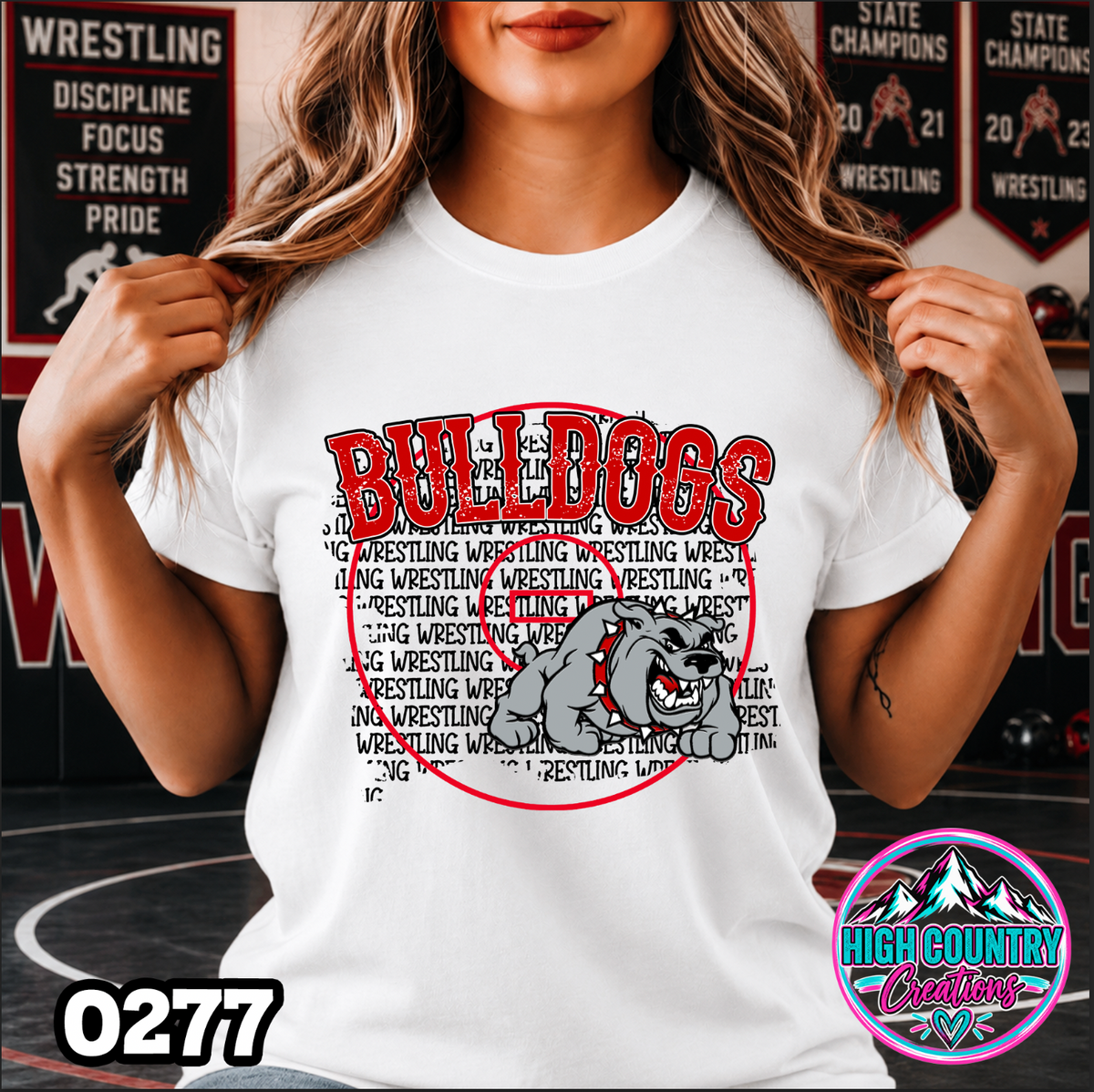 0277 SUBWAY ART WRESTLER TEE