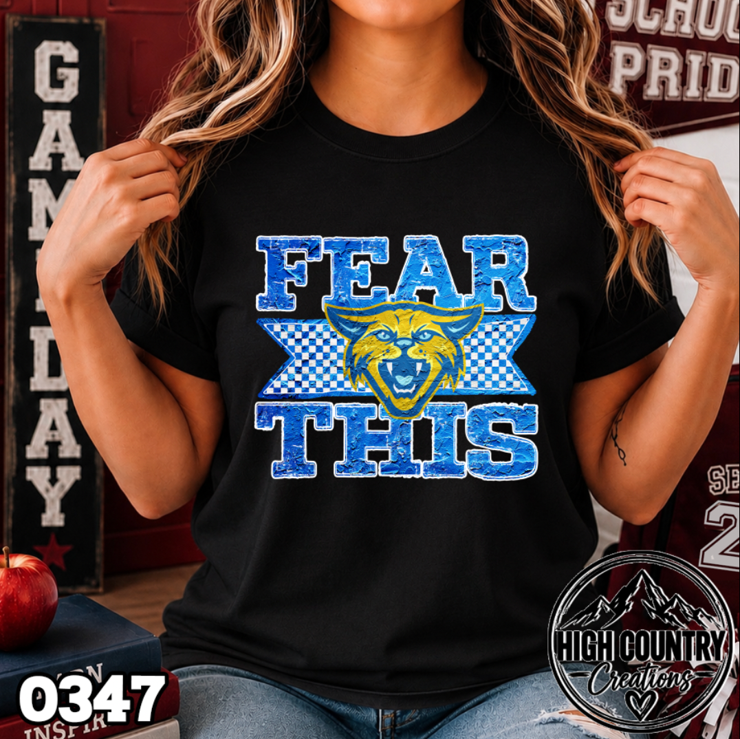 0347 FEAR THIS Mascot banner
