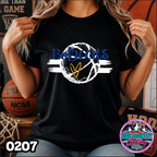 0207 Sketched Basketball School Spirit Tee