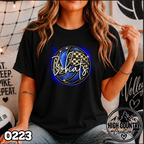 0223 VOLLEYBALL MASCOT SPLATTER