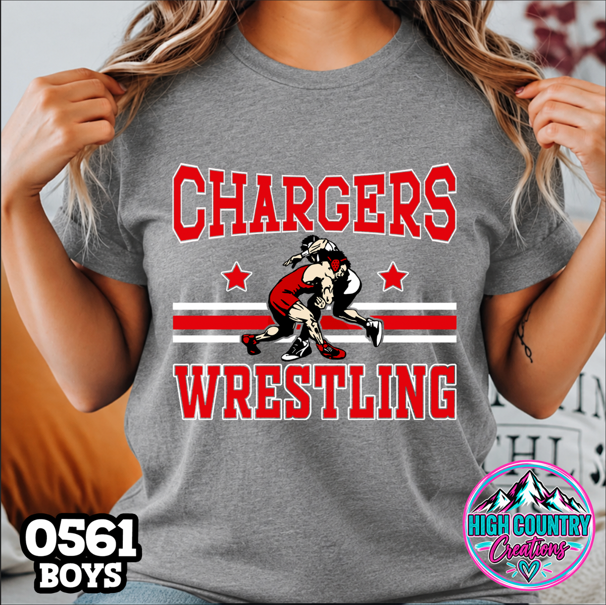 0561 BOYS Wrestling Spirit Tee