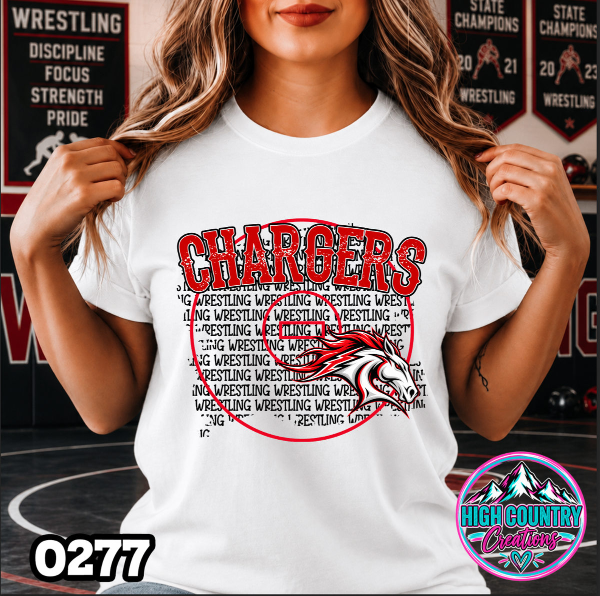 0277 SUBWAY ART WRESTLER TEE