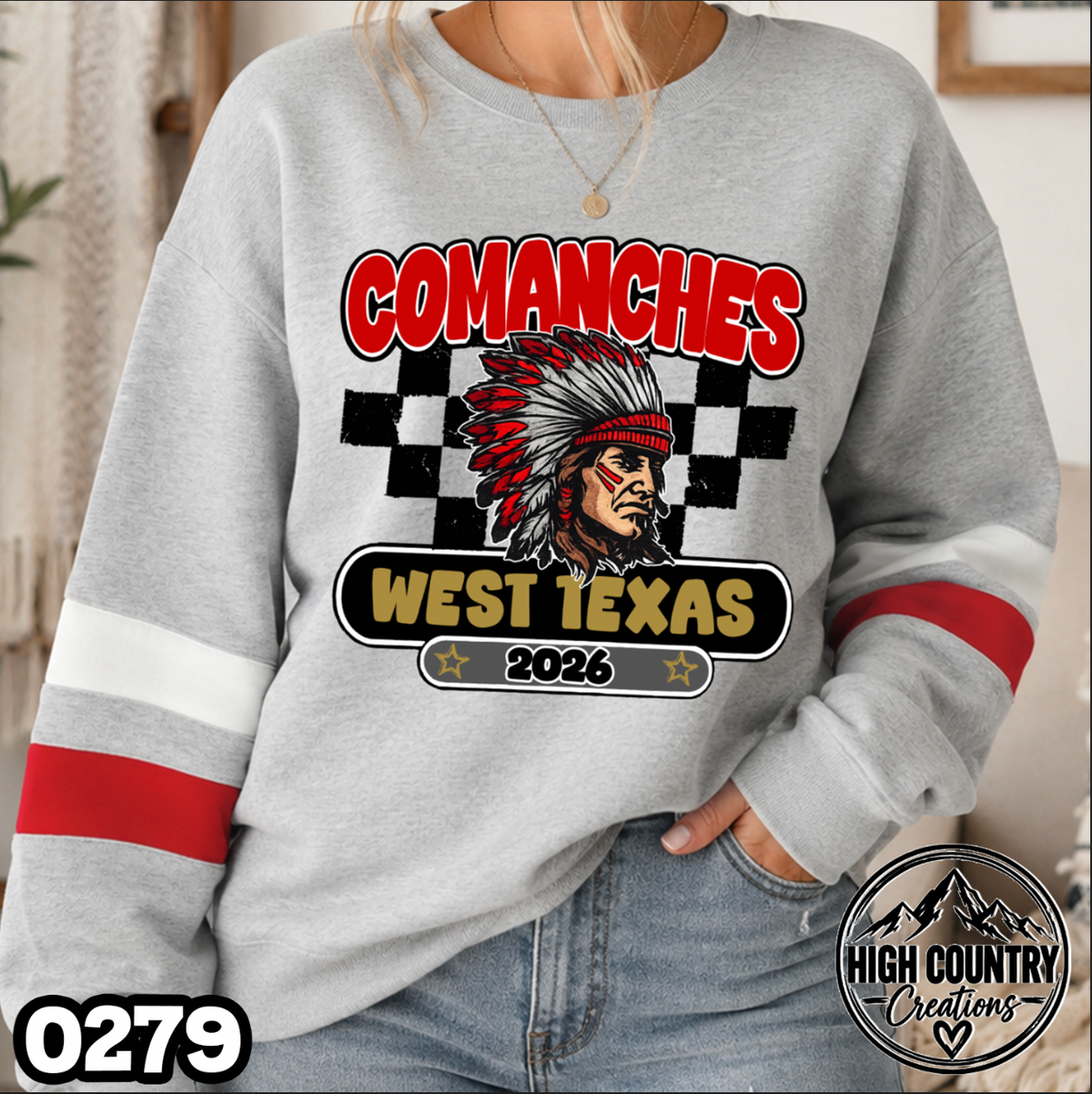 0279 SPECIALTY - Vintage Checkers Varsity Crew