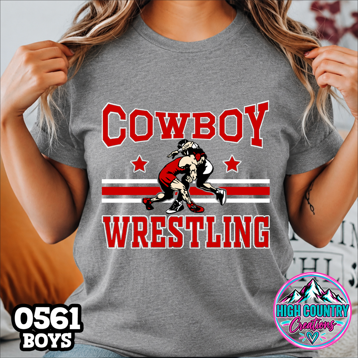 0561 BOYS Wrestling Spirit Tee