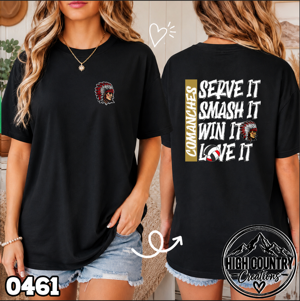 0461 Volleyball SERVE • SMASH • WIN • LOVE IT