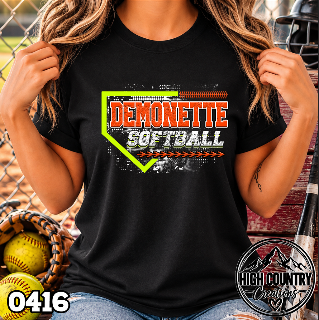 0416 SOFTBALL DIAMOND GRUNGE