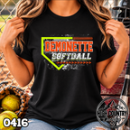 0416 SOFTBALL DIAMOND GRUNGE