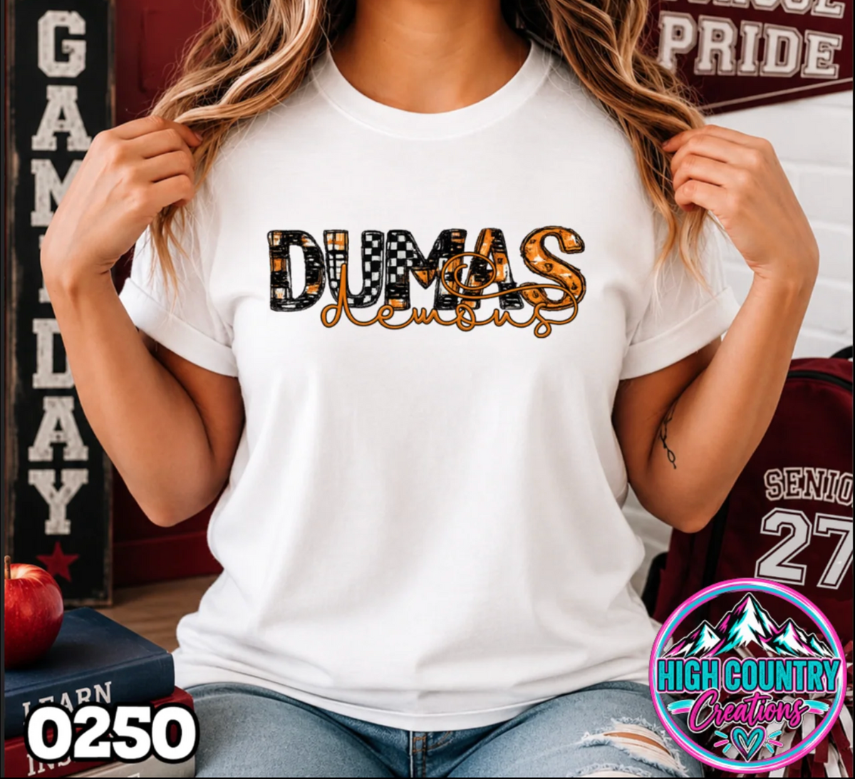 0250 Scribble Team School Spirit Tee