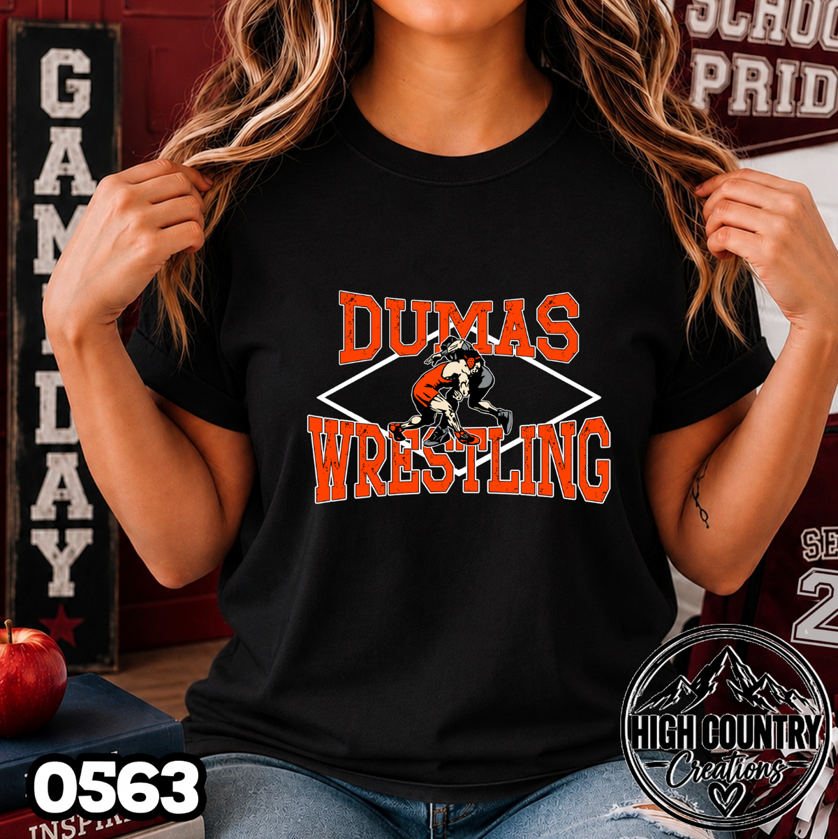 0563 BOYS's Diamond Wrestling Tee