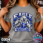 0304 WRESTLING MASCOT BANNER