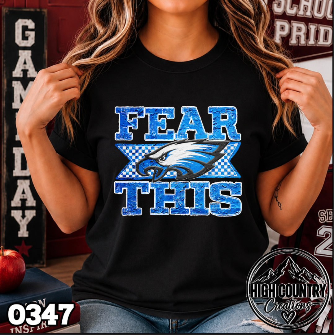 0347 FEAR THIS Mascot banner