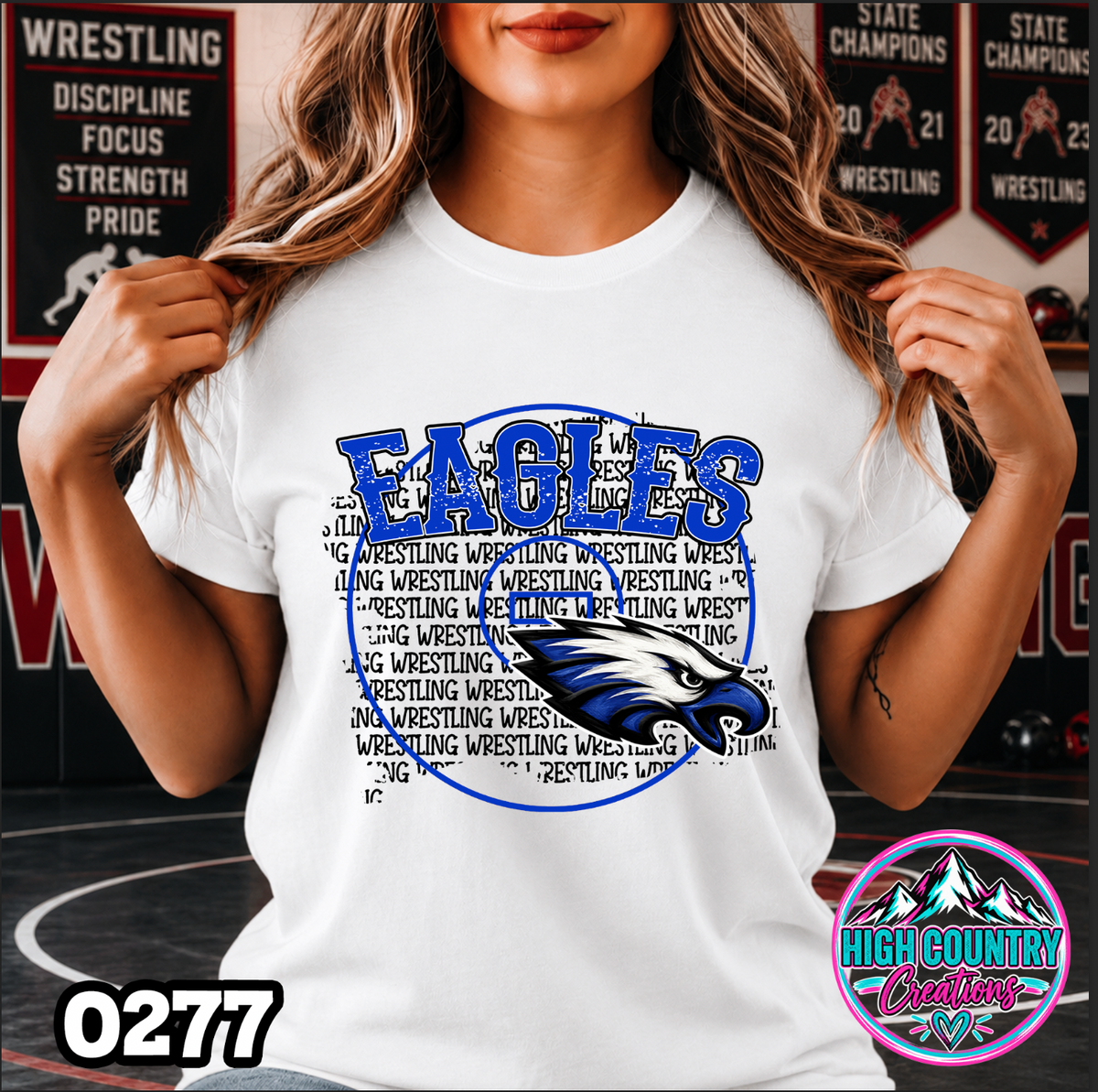 0277 SUBWAY ART WRESTLER TEE