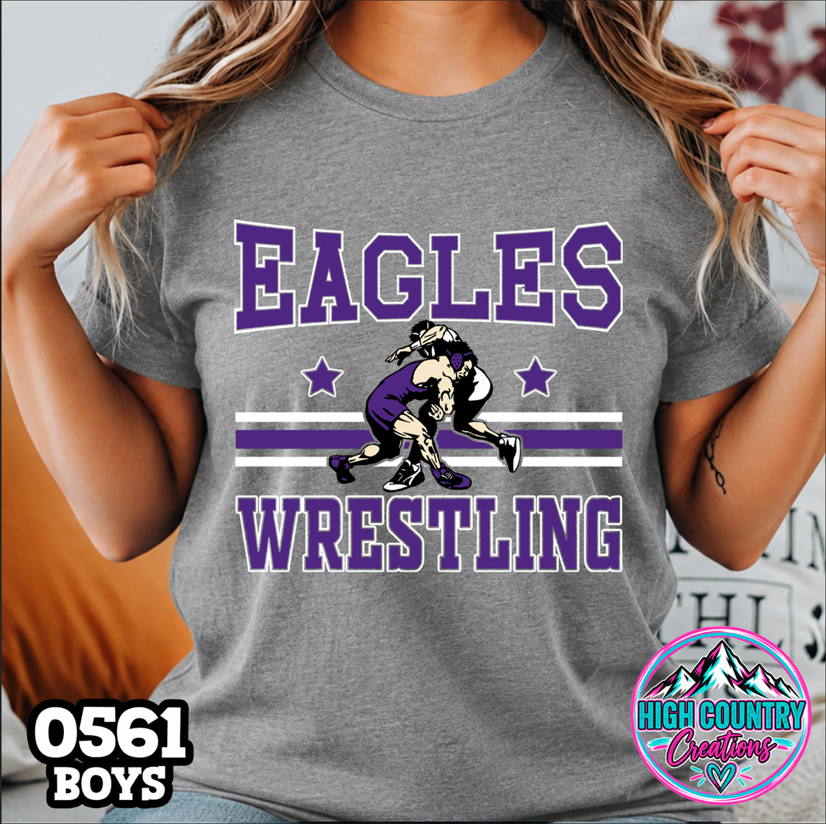 0561 BOYS Wrestling Spirit Tee