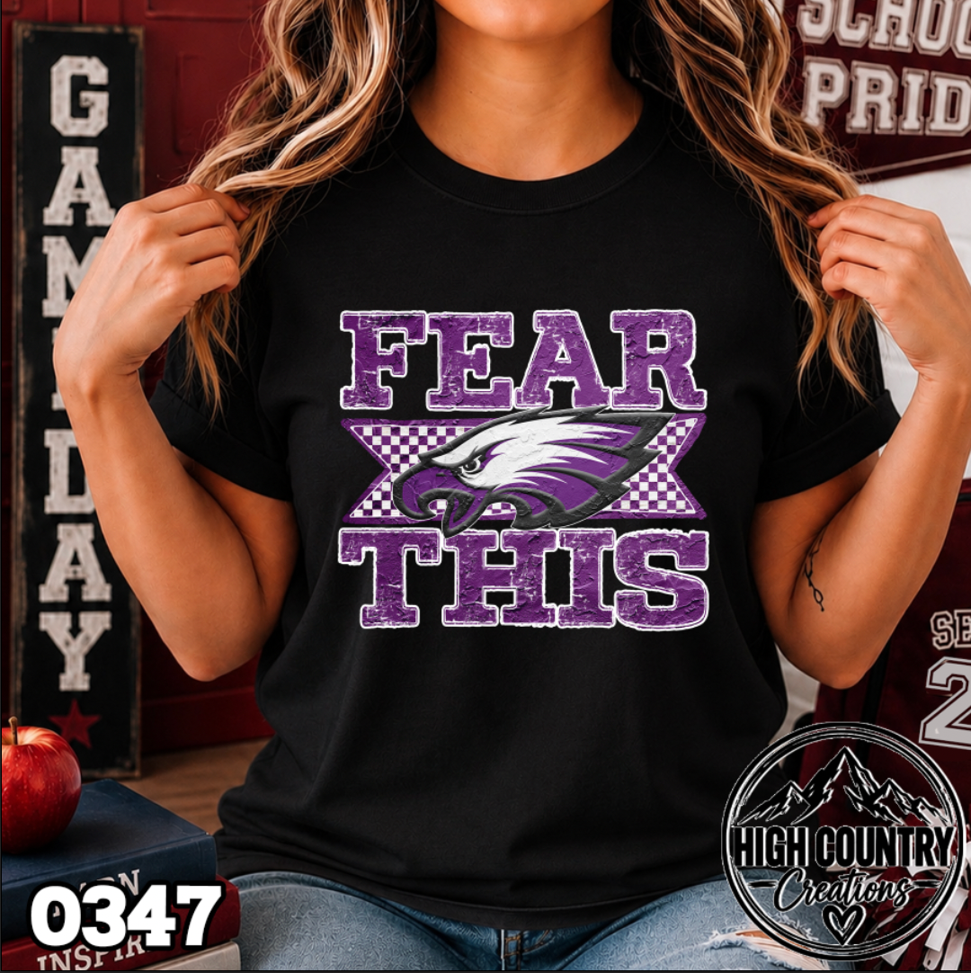 0347 FEAR THIS Mascot banner