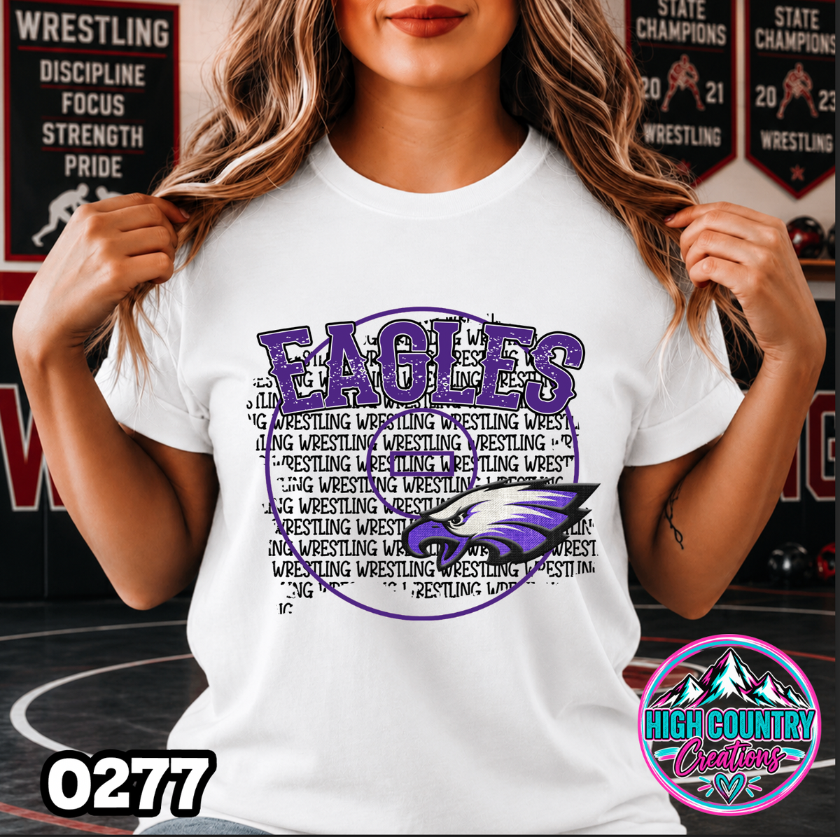 0277 SUBWAY ART WRESTLER TEE