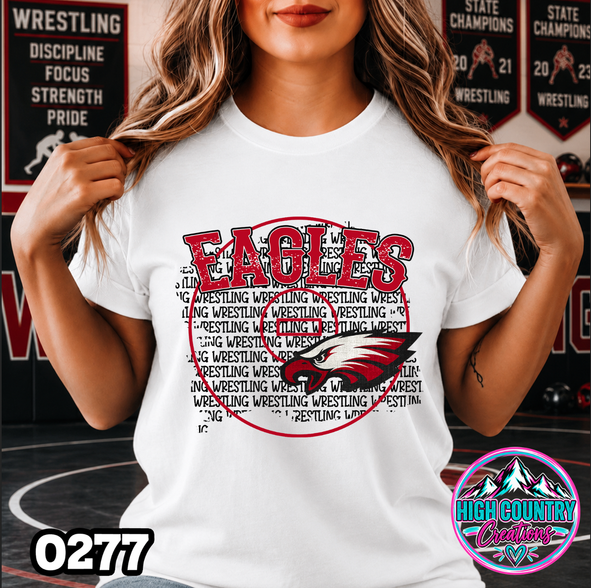 0277 SUBWAY ART WRESTLER TEE
