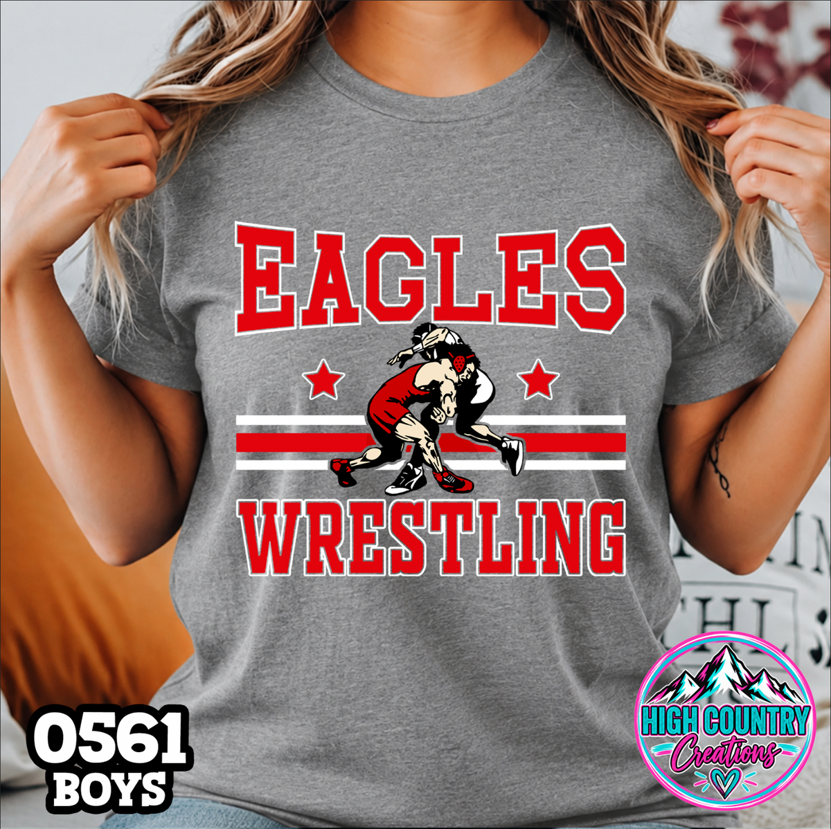 0561 BOYS Wrestling Spirit Tee