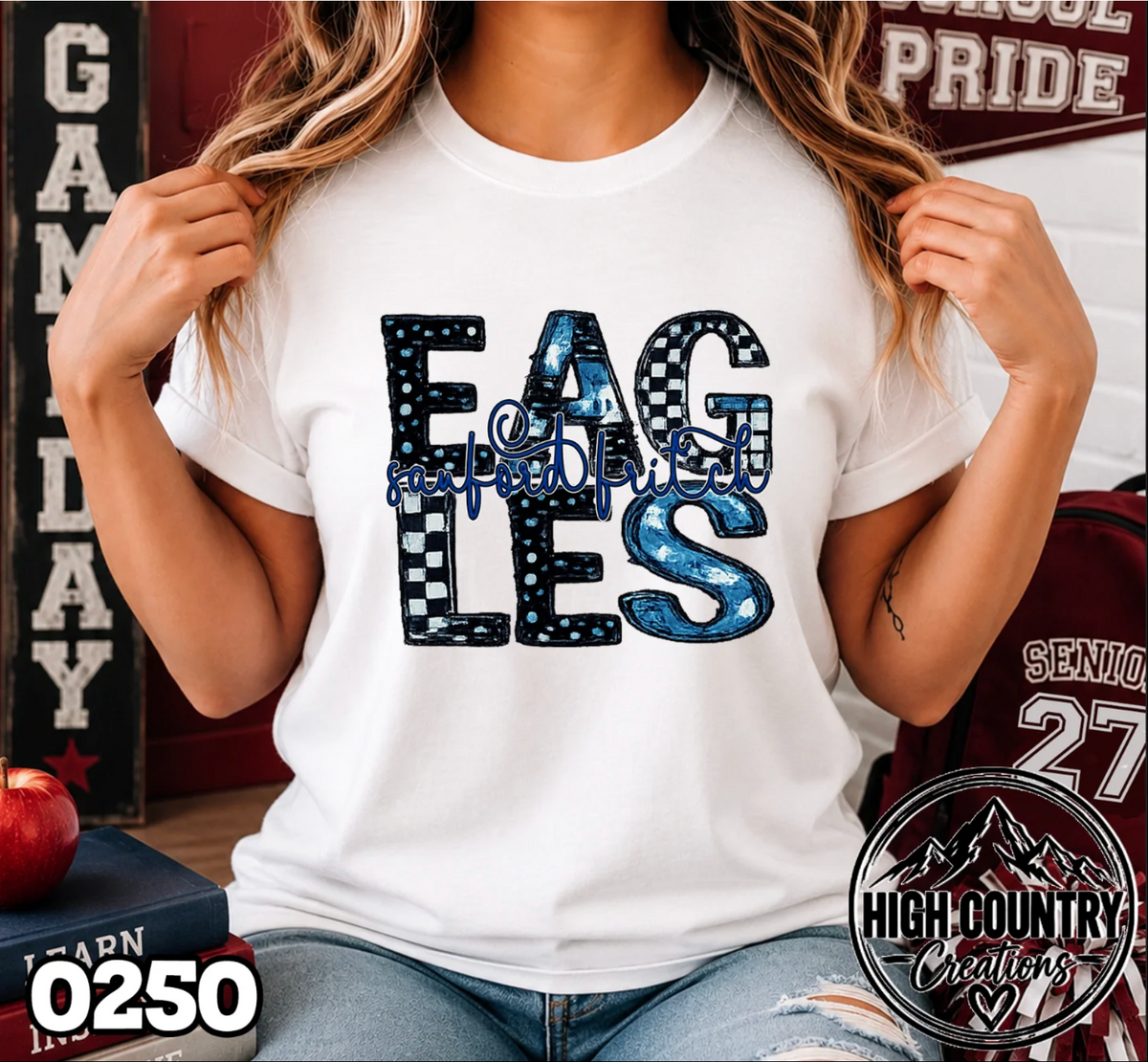 0250 Scribble Team School Spirit Tee