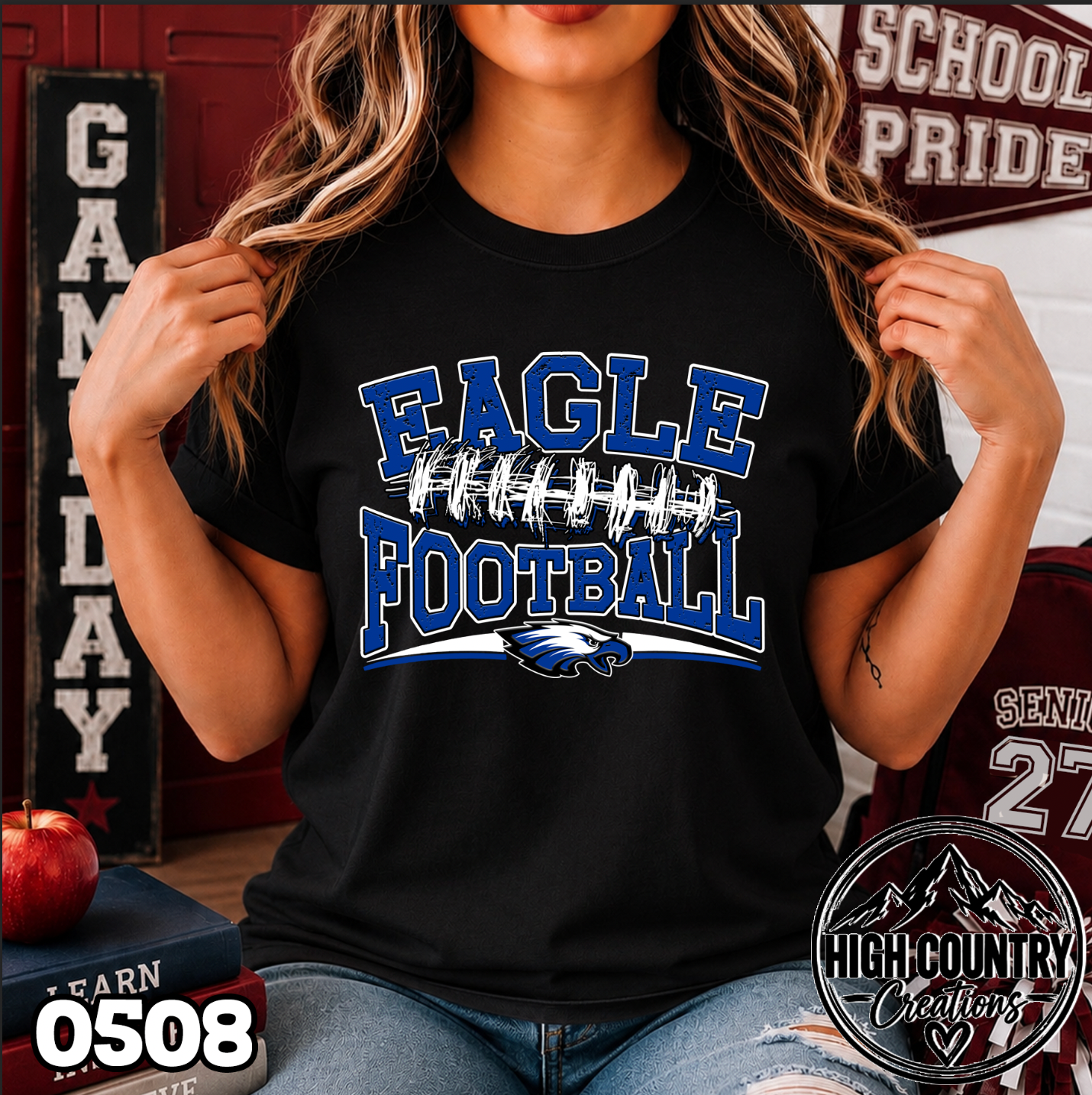 0508 MASCOT FOOTBALL LACES