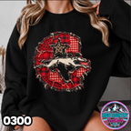 0300 FAUX APPLIQUE MASCOT SWEATER