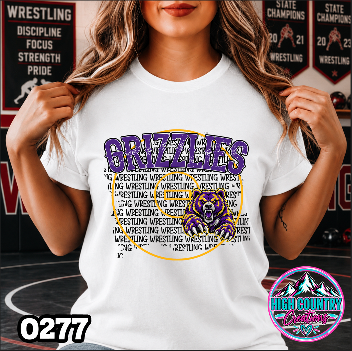 0277 SUBWAY ART WRESTLER TEE