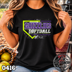 0416 SOFTBALL DIAMOND GRUNGE