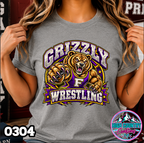 0304 WRESTLING MASCOT BANNER