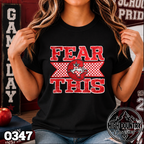 0347 FEAR THIS Mascot banner