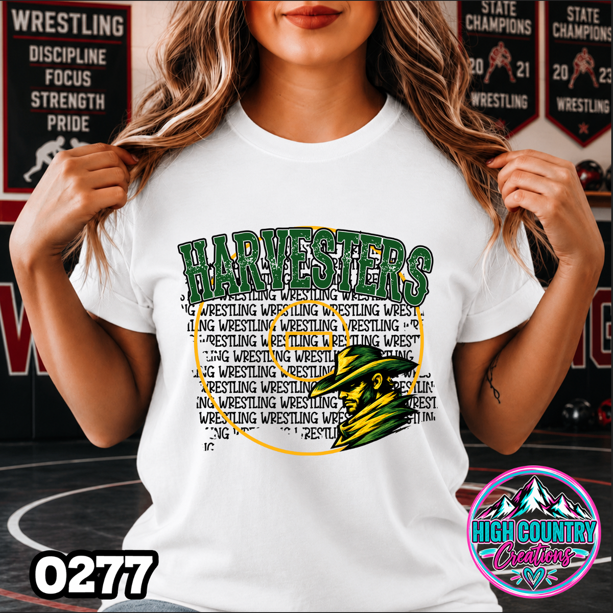 0277 SUBWAY ART WRESTLER TEE