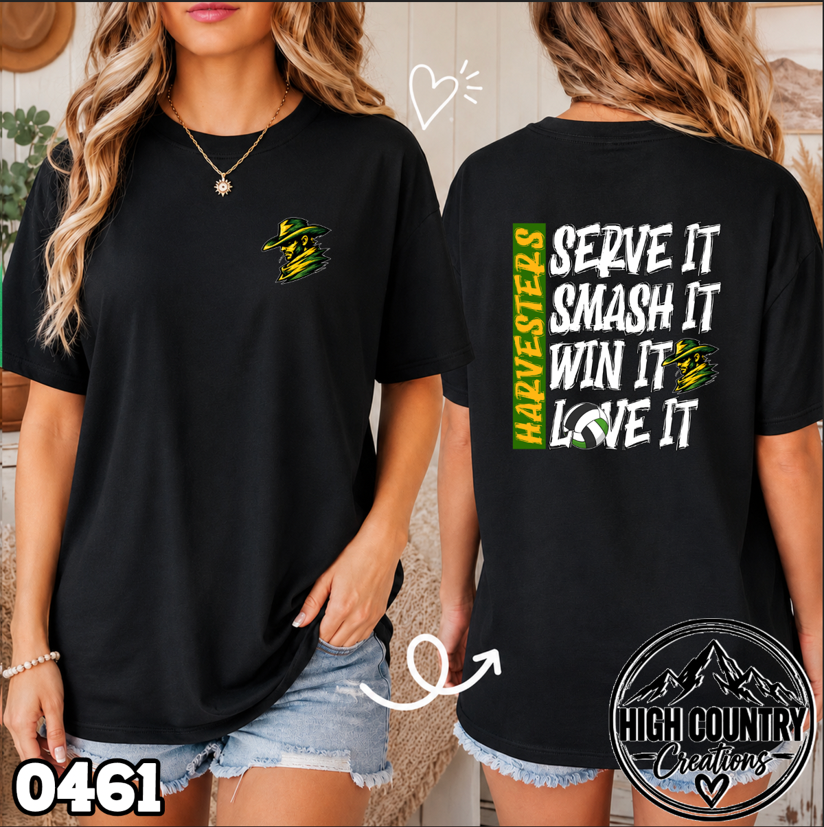 0461 Volleyball SERVE • SMASH • WIN • LOVE IT