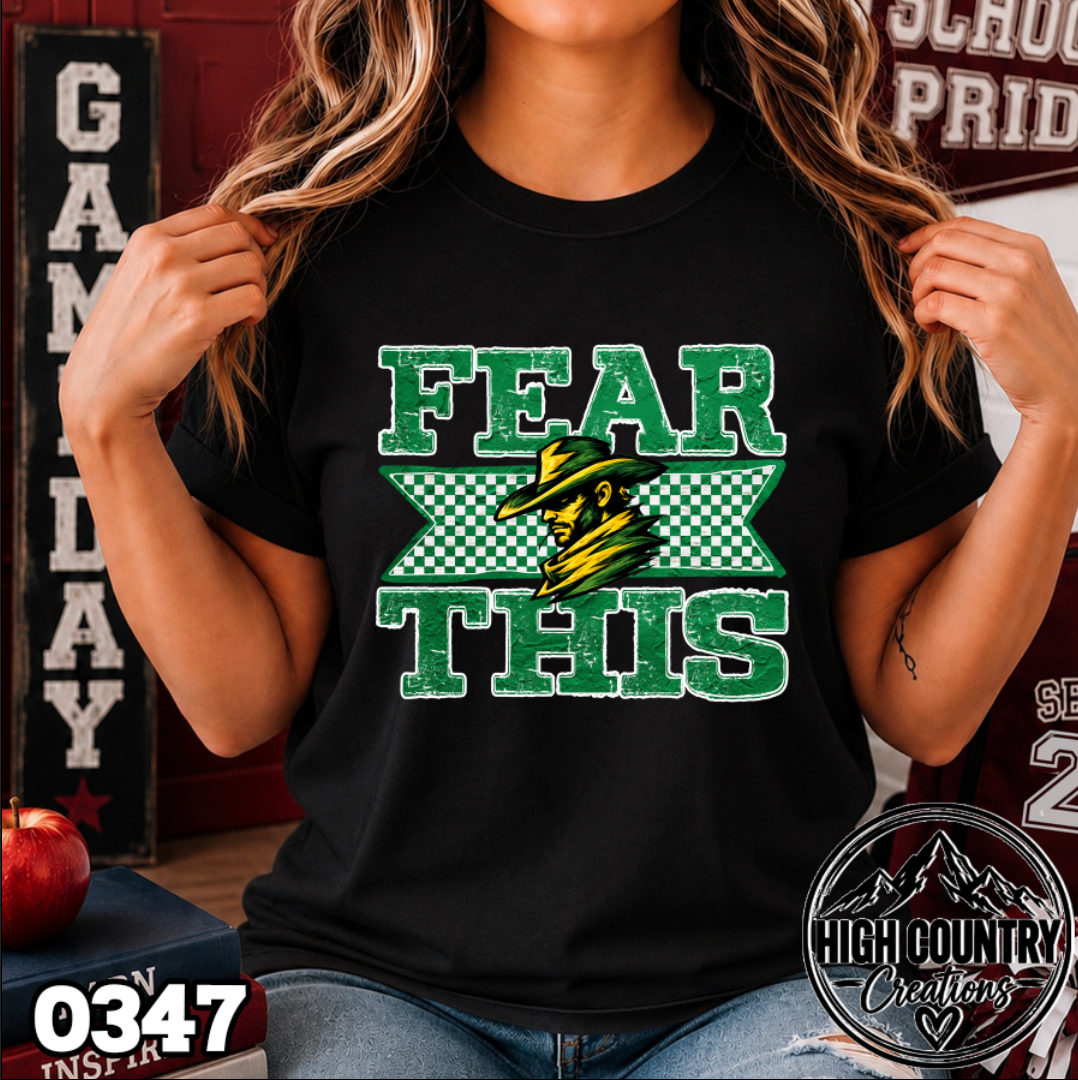 0347 FEAR THIS Mascot banner