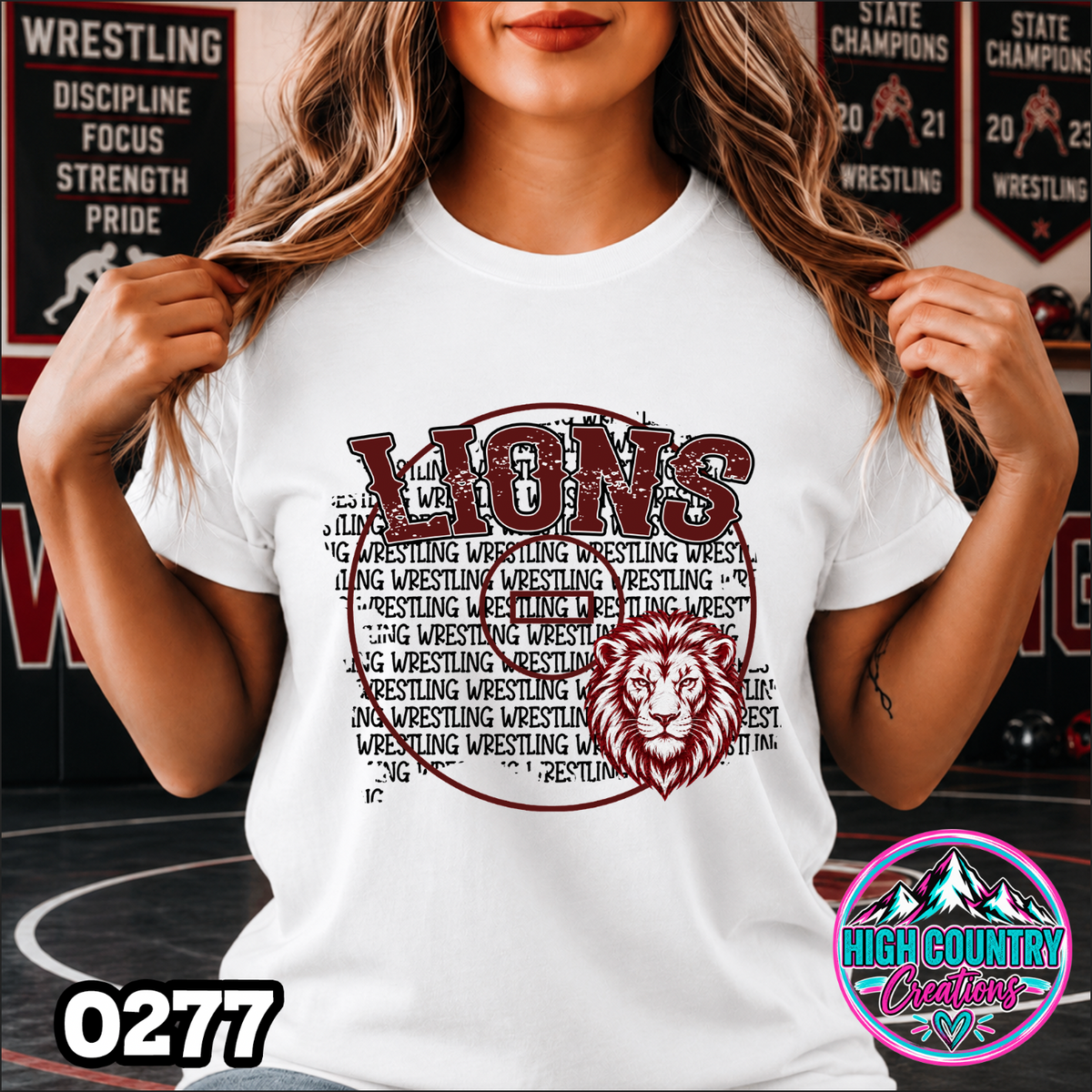 0277 SUBWAY ART WRESTLER TEE
