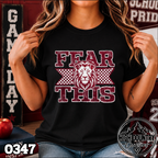 0347 FEAR THIS Mascot banner