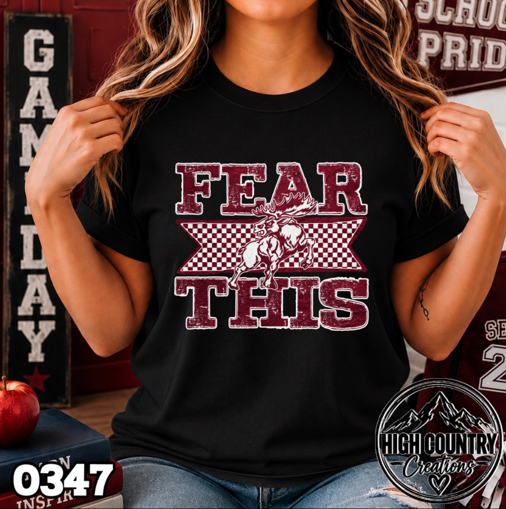 0347 FEAR THIS Mascot banner