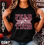 0347 FEAR THIS Mascot banner