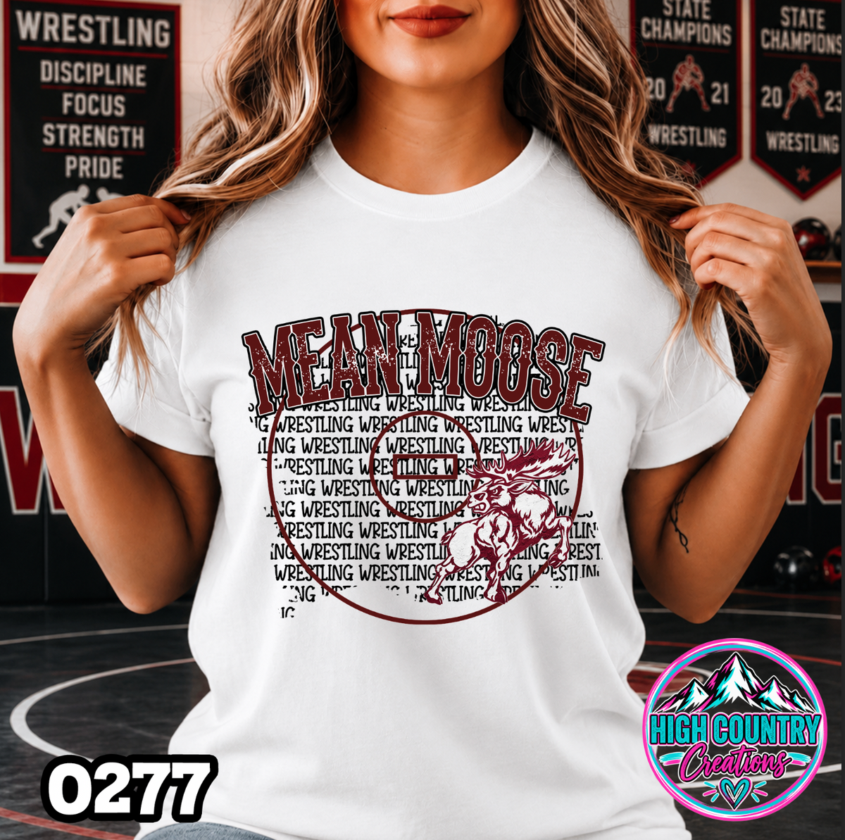 0277 SUBWAY ART WRESTLER TEE