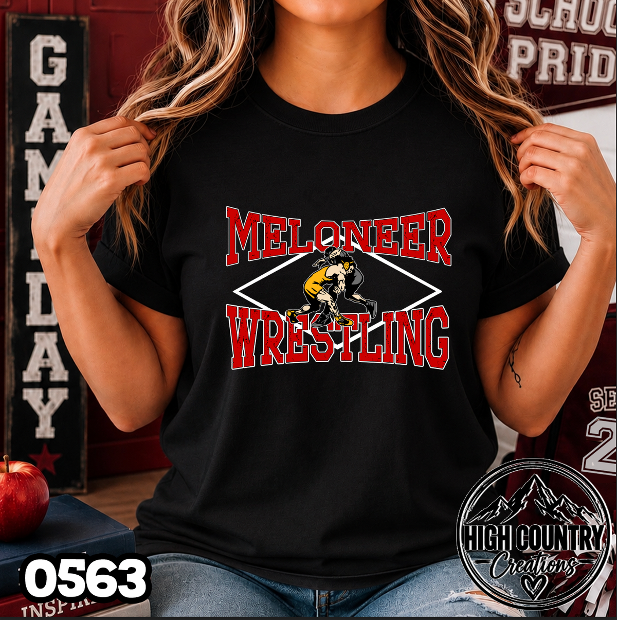 0563 BOYS's Diamond Wrestling Tee