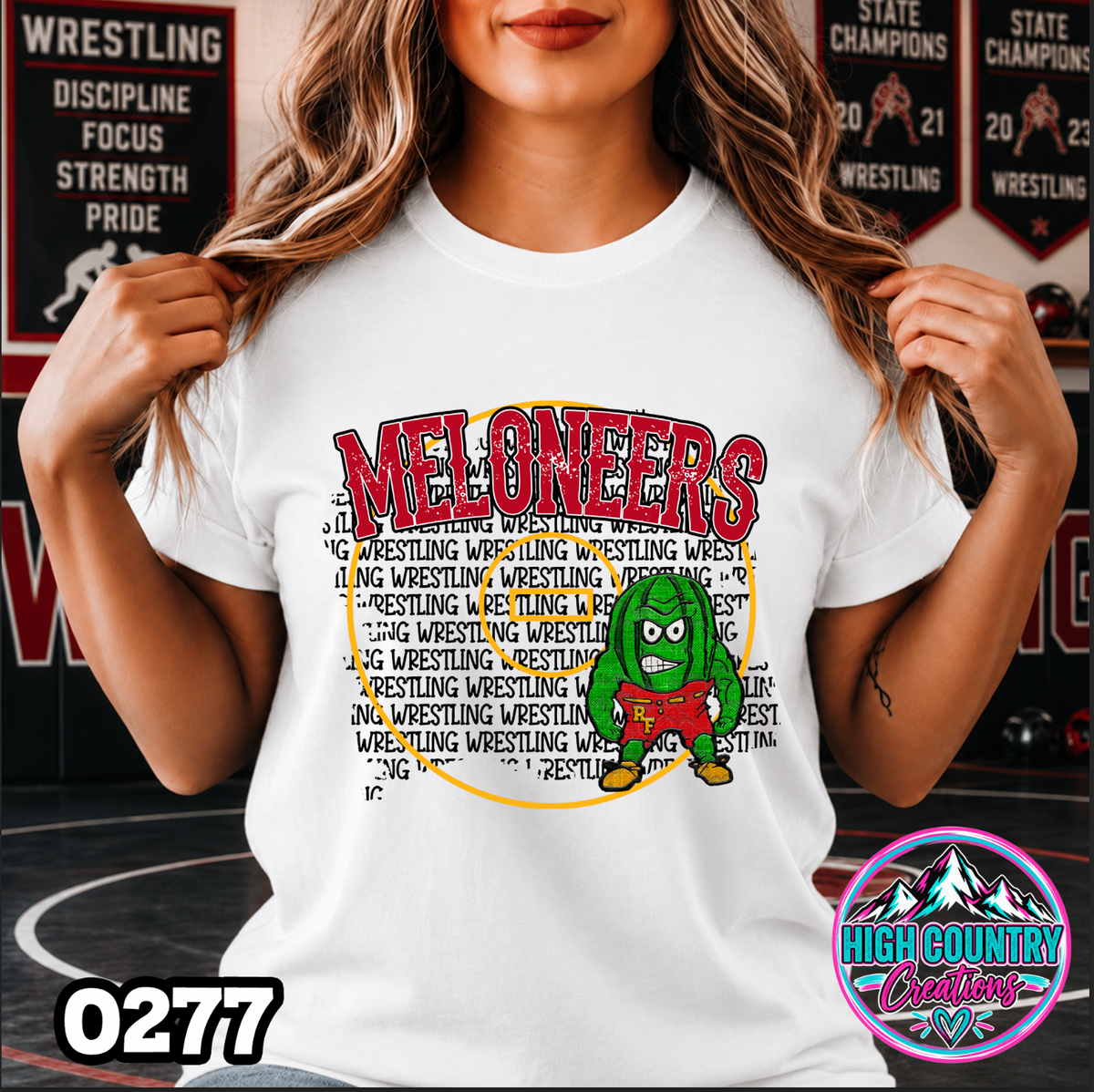 0277 SUBWAY ART WRESTLER TEE