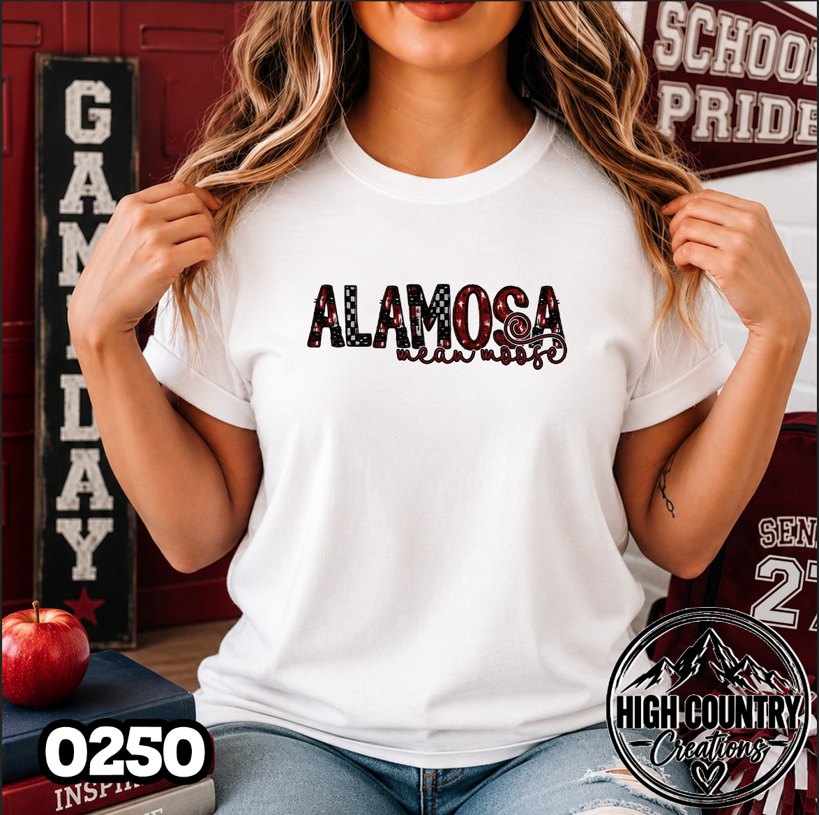 0250 Scribble Team School Spirit Tee