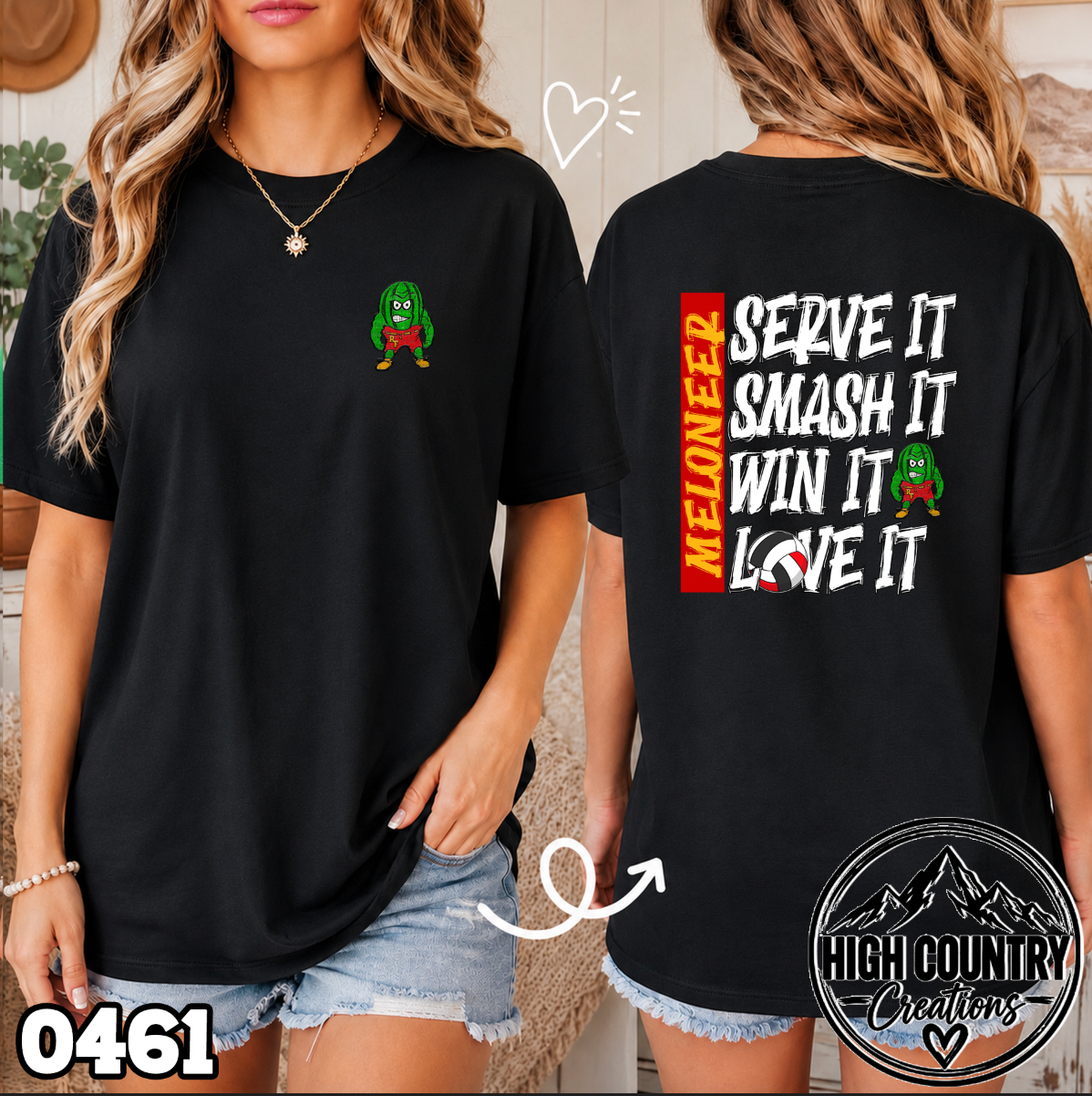 0461 Volleyball SERVE • SMASH • WIN • LOVE IT