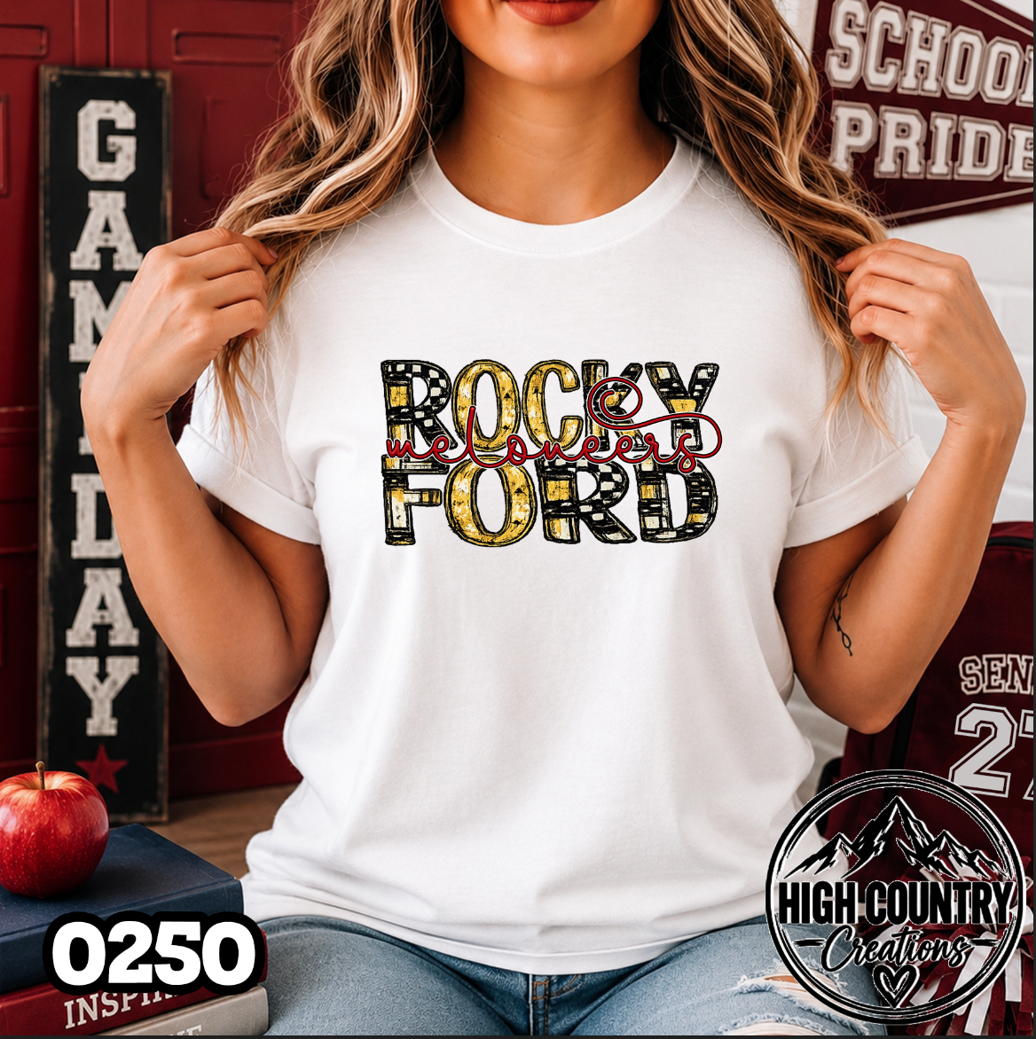0250 Scribble Team School Spirit Tee