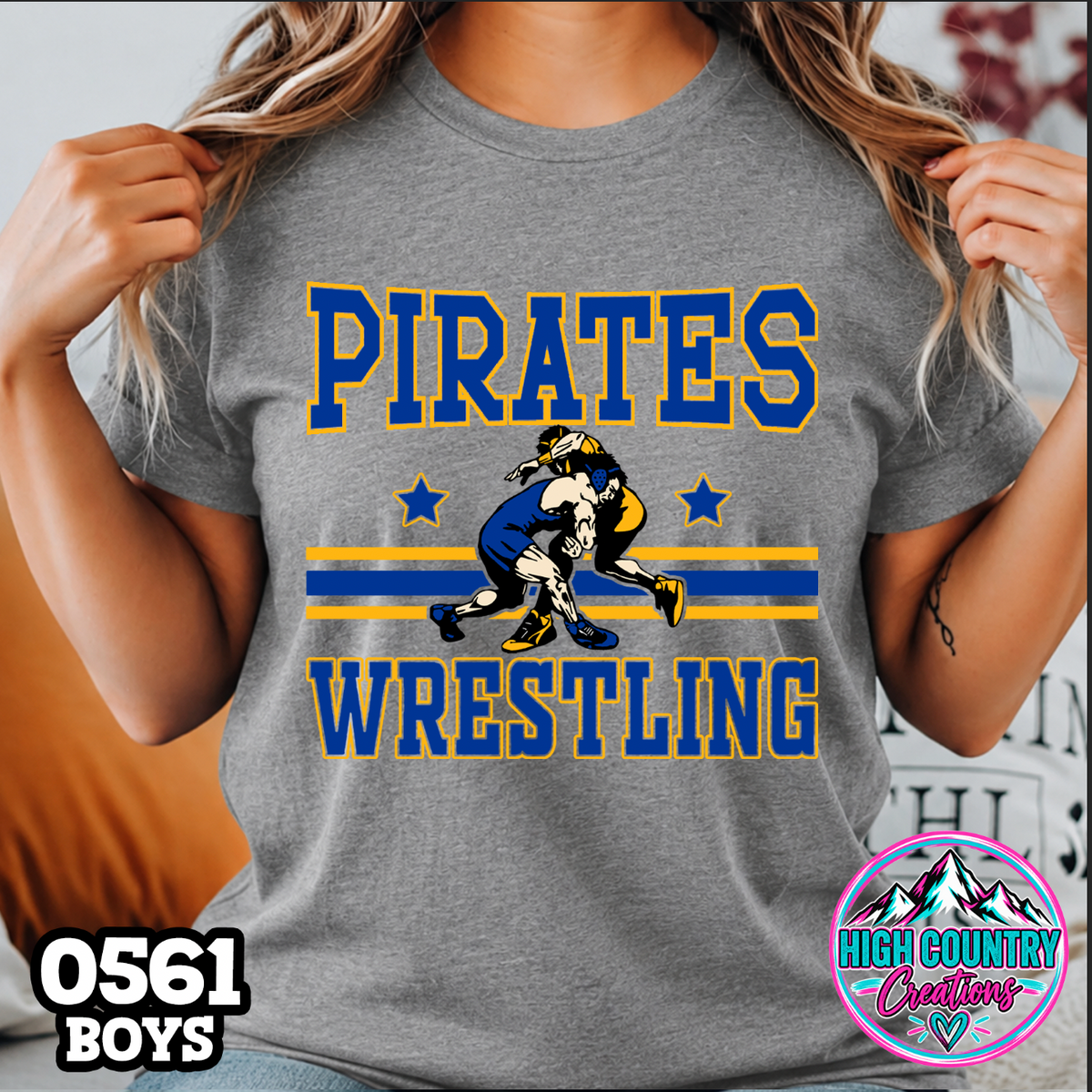 0561 BOYS Wrestling Spirit Tee