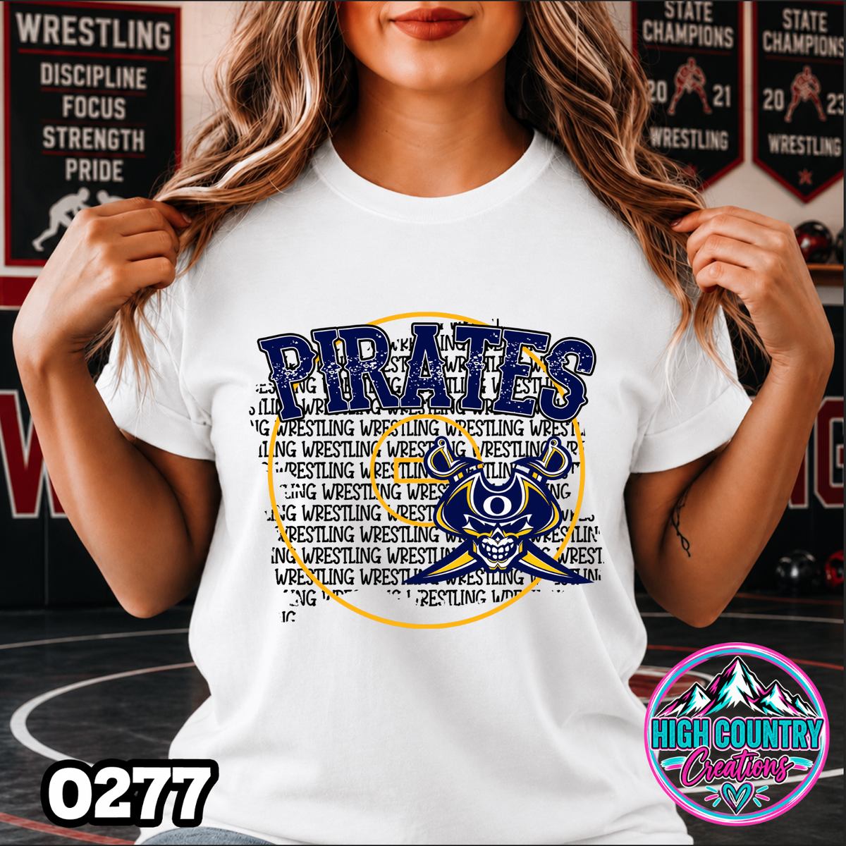 0277 SUBWAY ART WRESTLER TEE