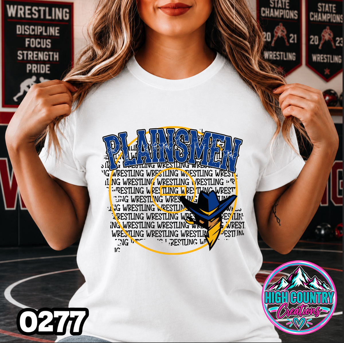 0277 SUBWAY ART WRESTLER TEE