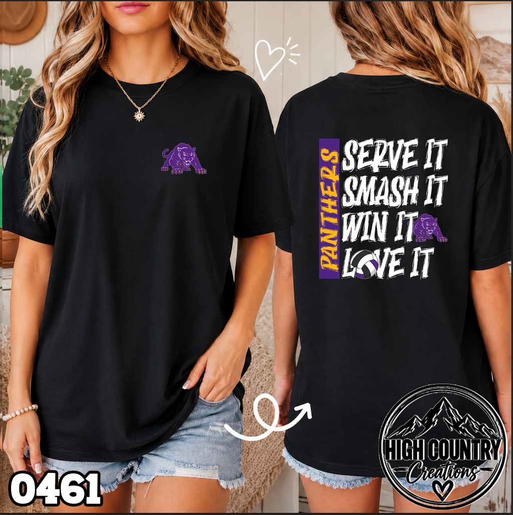 0461 Volleyball SERVE • SMASH • WIN • LOVE IT